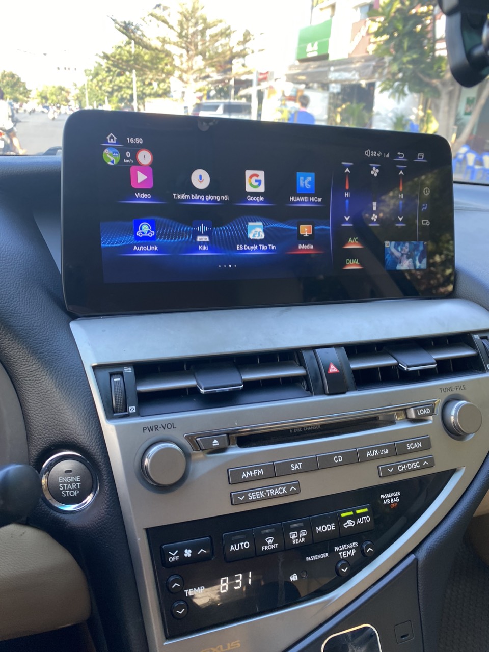 Màn hình android Omas 360 12in xe Lexus RX 2010-2014 3 Image