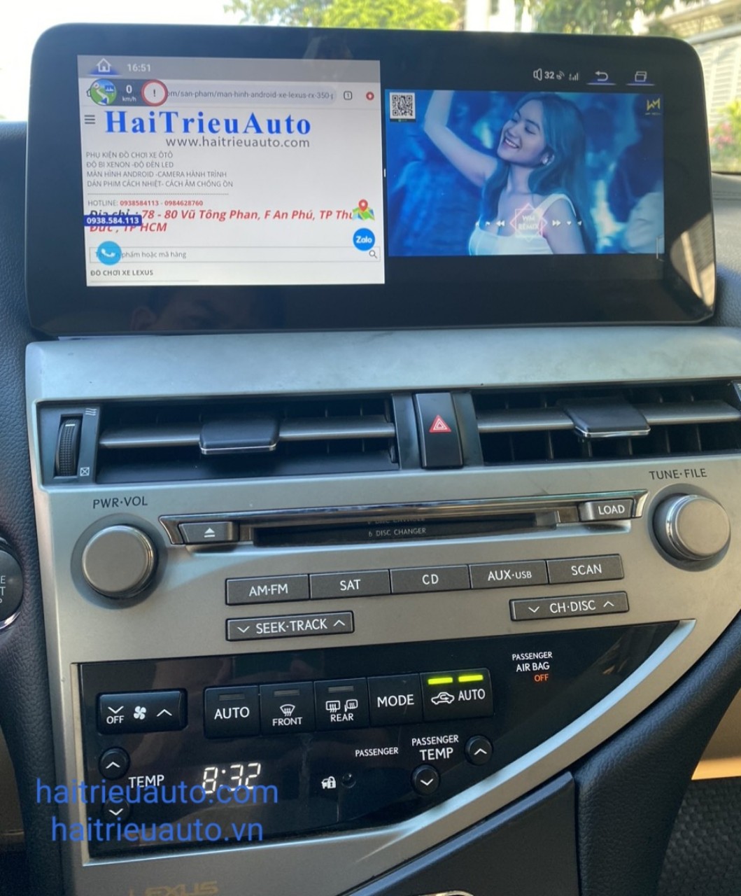 Màn hình android xe Lexus RX 350 4 Image