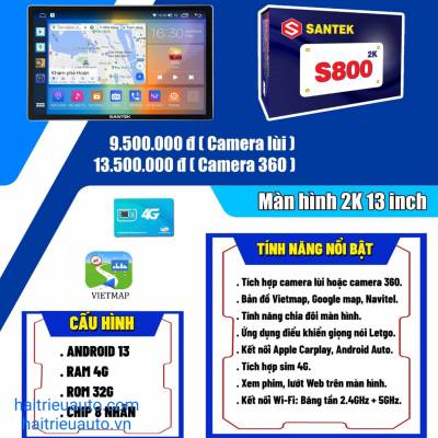 Màn hình android Santek 2k S600