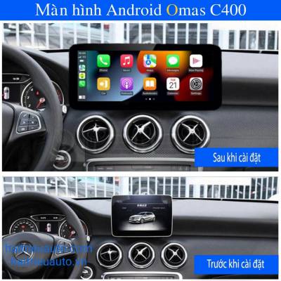 Màn hình android Omas pro 360 xe mercedes V 2019-2021