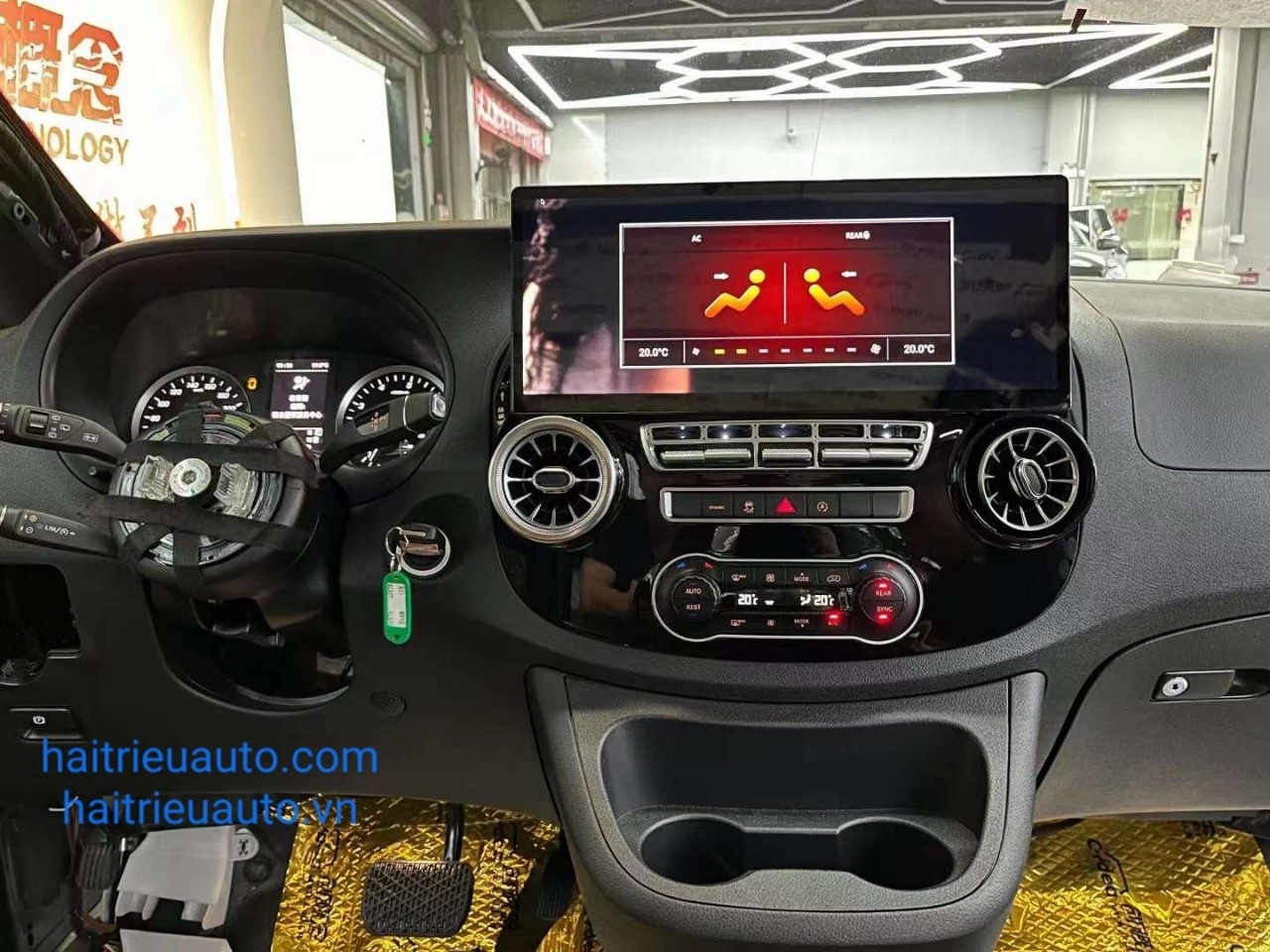 Màn hình android xe mercedes vito 2 Image