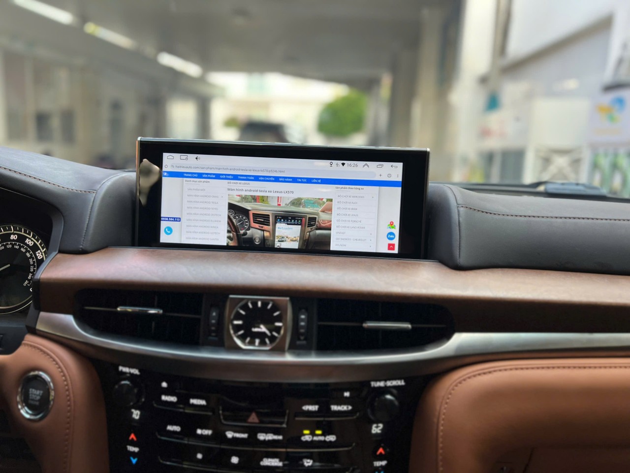 Nâng cấp màn hình xe Lexus Lx570 lên 2020 6 Image