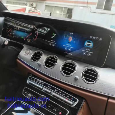 Màn hình android dài xe Mercedes