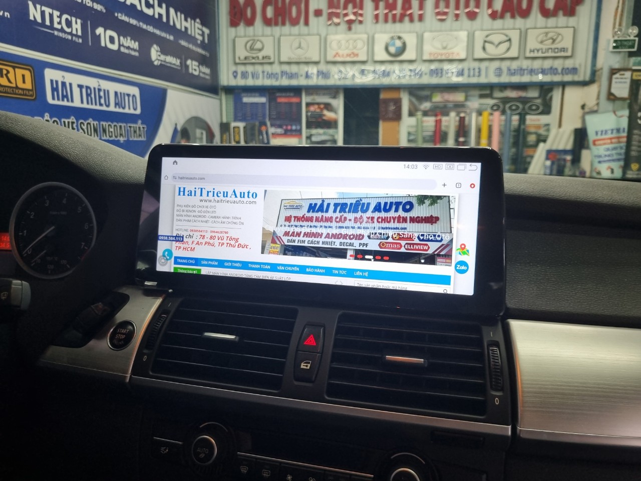 Màn hình android Omas pro 12inch xe BMW X6 2 Image