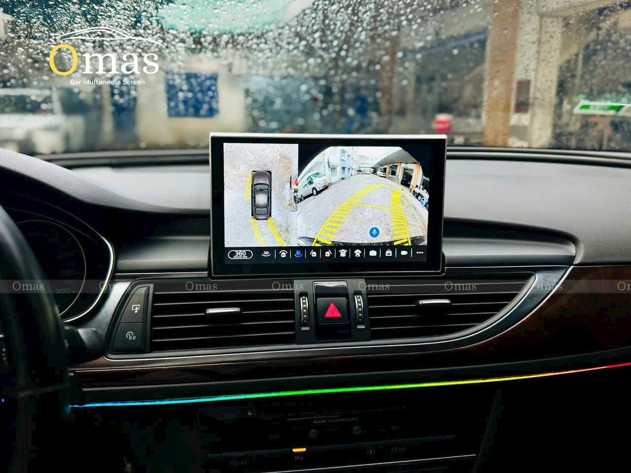 Màn hình android Omas 360 xe Audi A6 2 Image