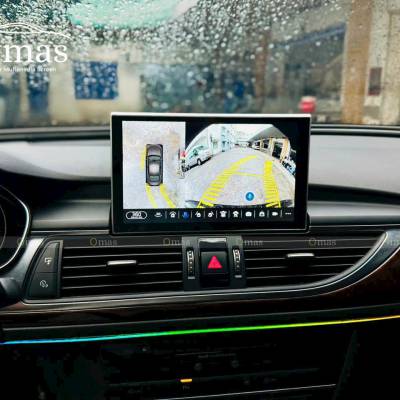 Bản điều khiển điều hoà ghế sau xe audi A6