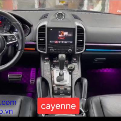 Màn hình bên ghế phụ xe Porsche Cayenne