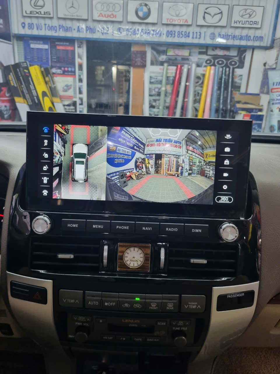 Màn hình android 12in xe Lexus GX470 4 Image