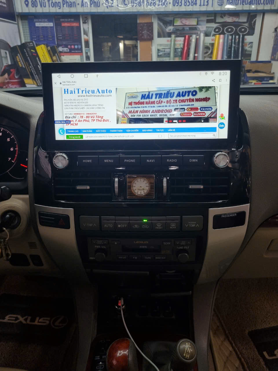Màn hình android 12in xe Lexus GX470 2 Image