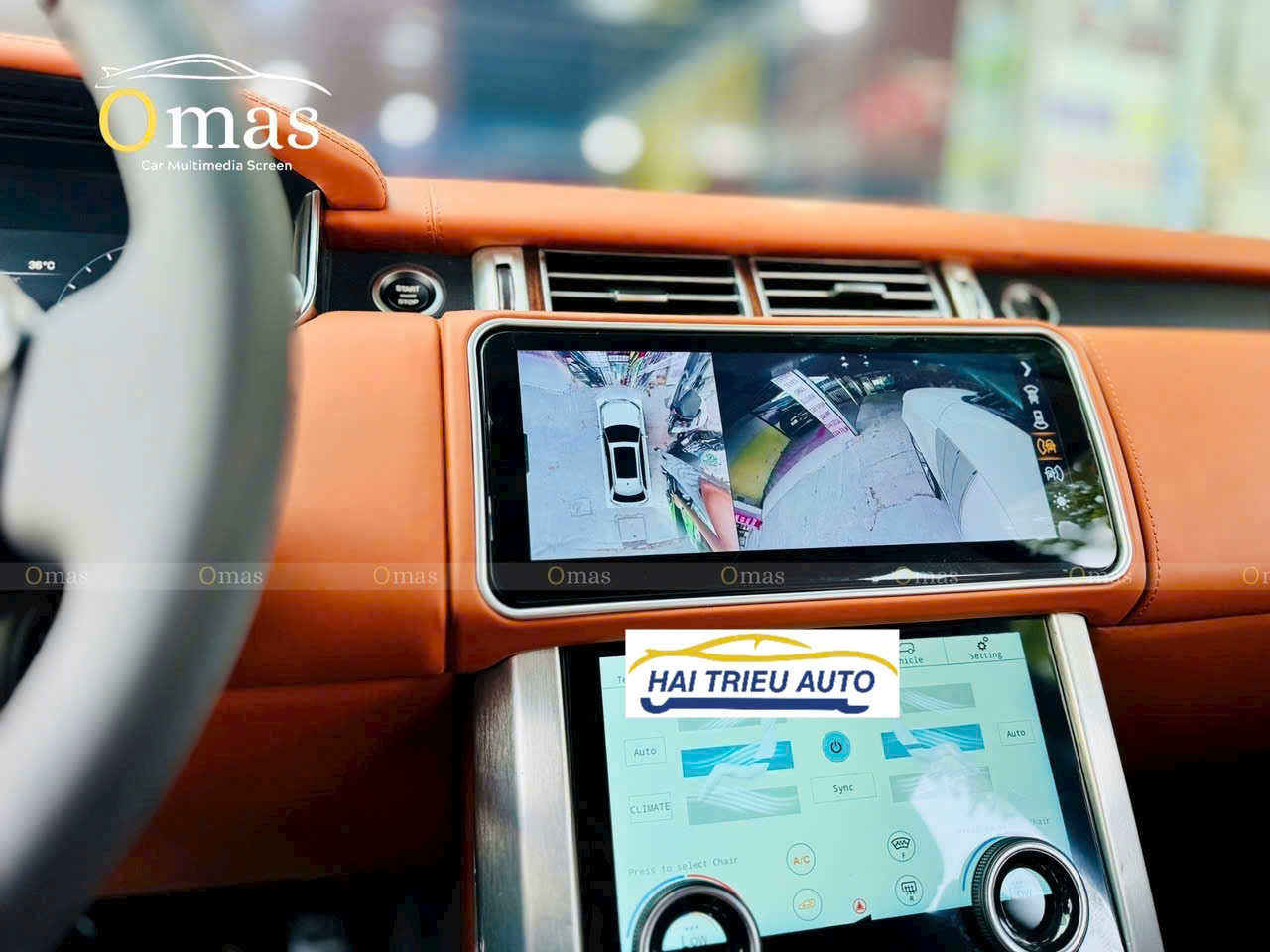 Màn hình android xe Range Rover Soprt 8 Image