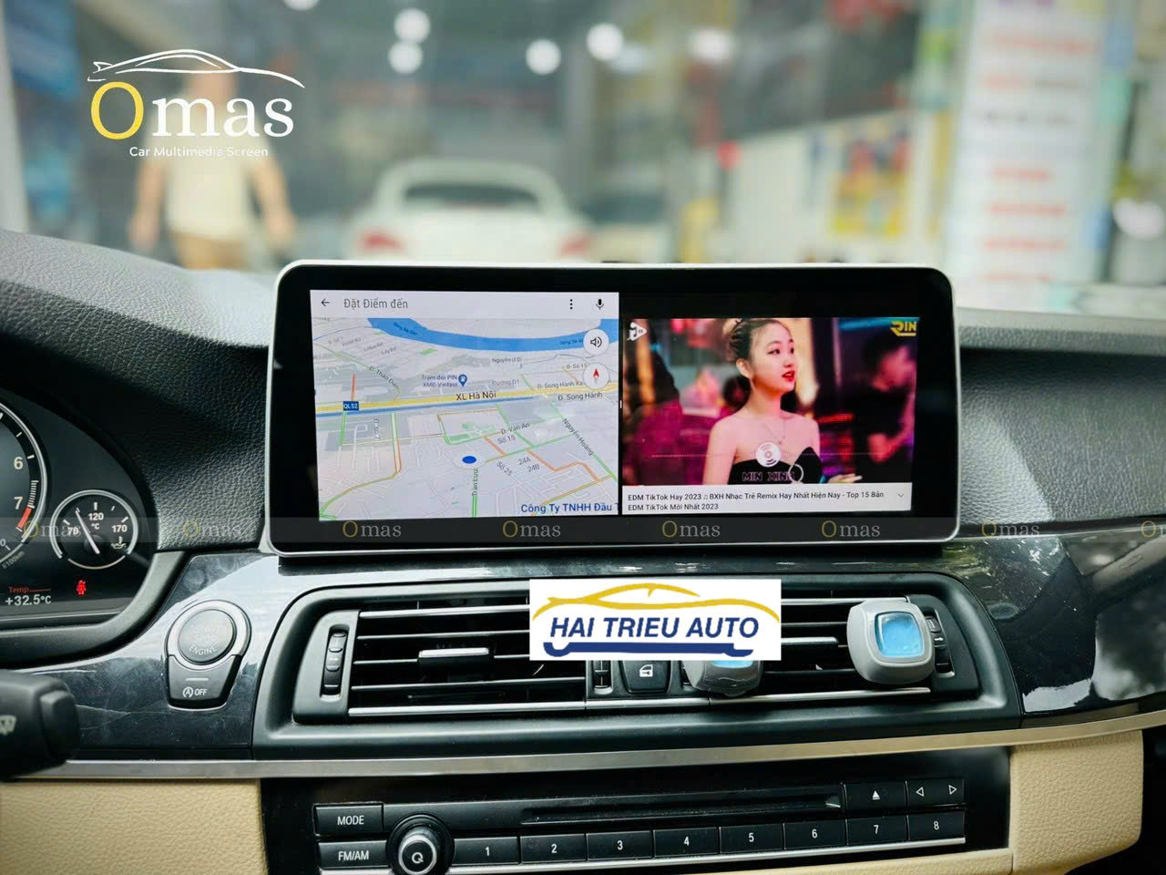 Màn hình android Omas 12in xe BMW 730 3 Image