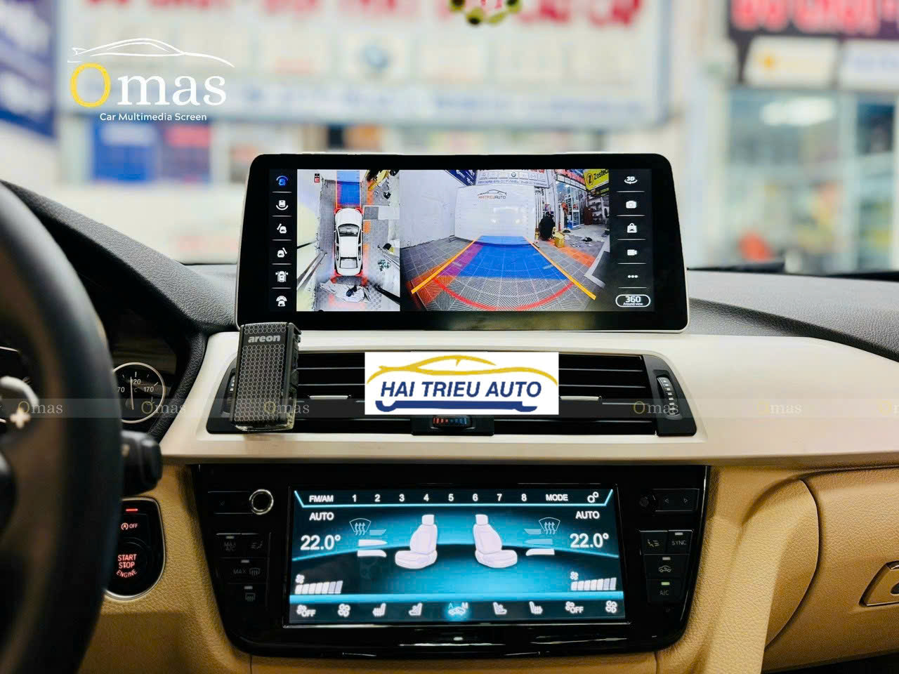 Màn hình android Omas Pro 360 12 inch xe bmw 320 3 Image
