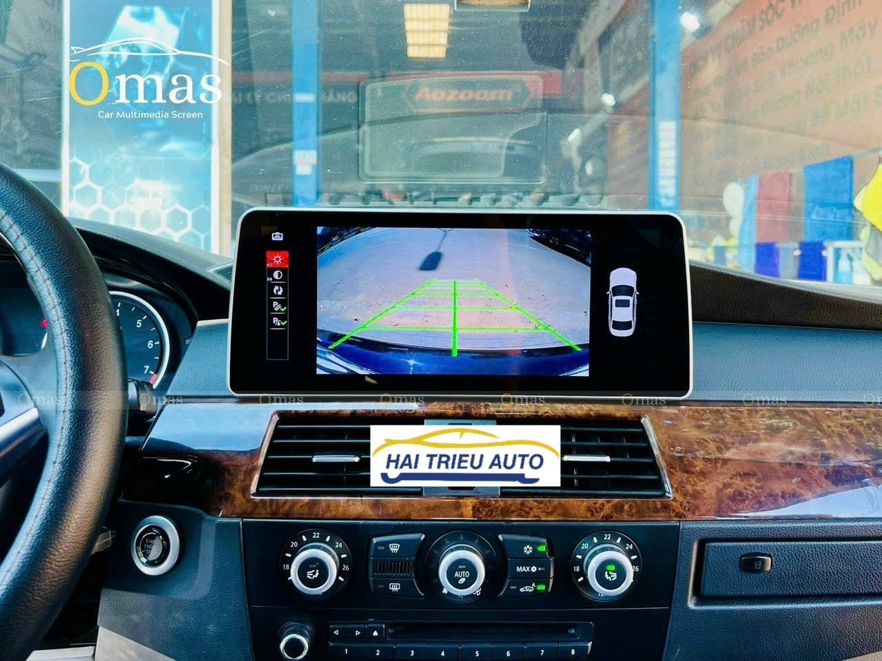 Màn hình android Omas 360 12in xe BMW E60 5 Image