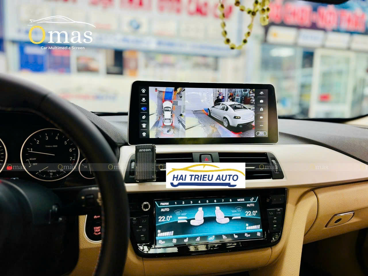 Màn hình android Omas Pro 360 12 inch xe bmw 320 5 Image