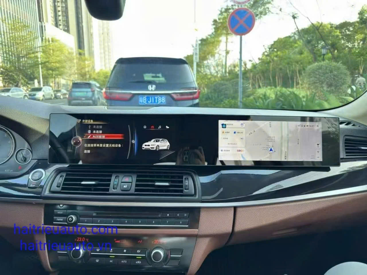 Màn hình android dài xe BMW 520 4 Image