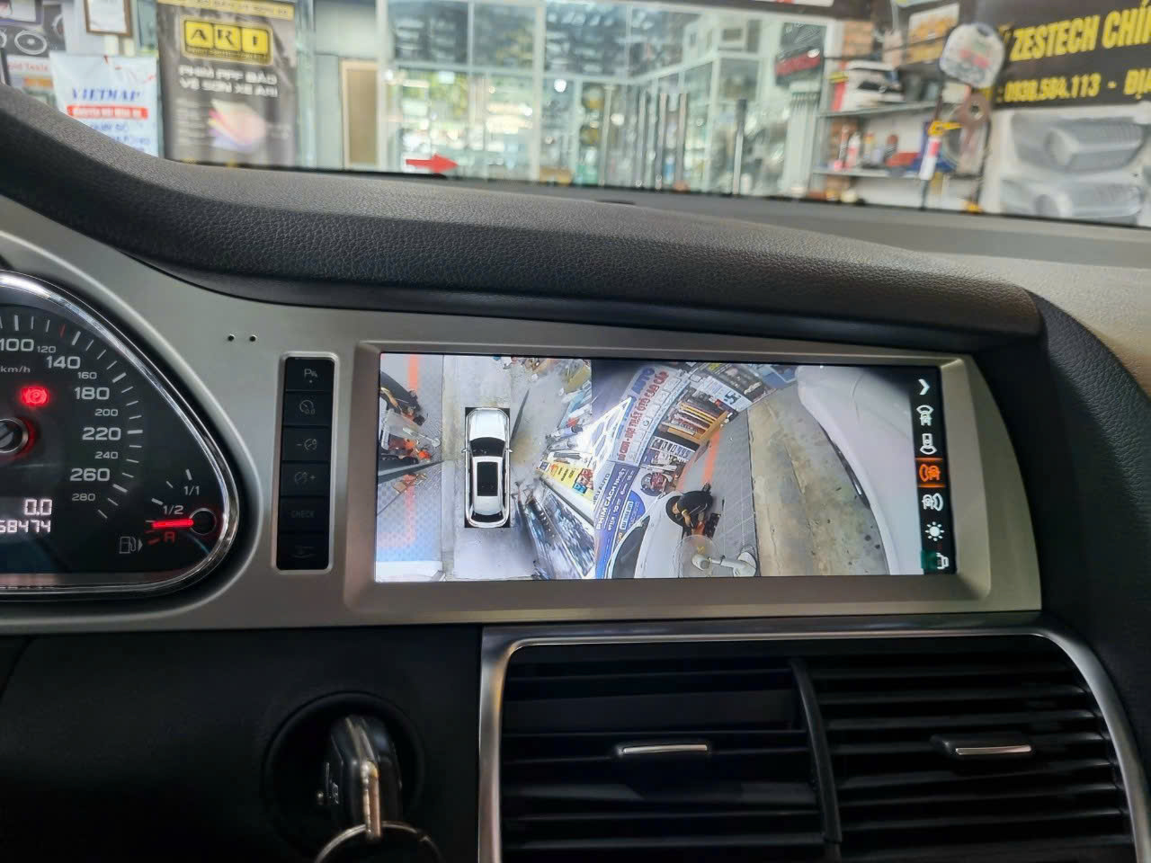 Màn hình android theo xe Audi Q7 7 Image