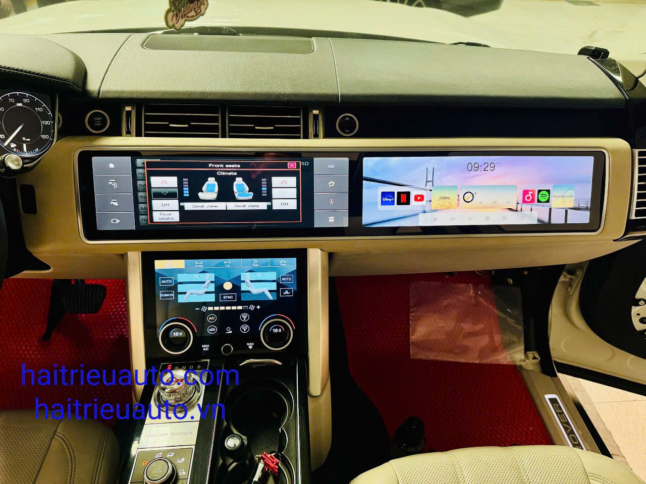 Màn hình android xe Range Rover Soprt 15.5in 5 Image