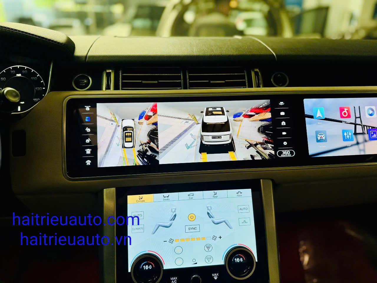Màn hình android xe Range Rover Soprt 15.5in 6 Image