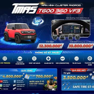 Màn hình Cluster android T600 VF3