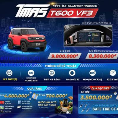 Màn hình Cluster android T500 360 VF3