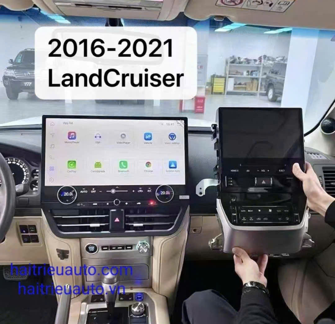 Màn hình android xe Toyota Land Cruiser 17inch 2 Image