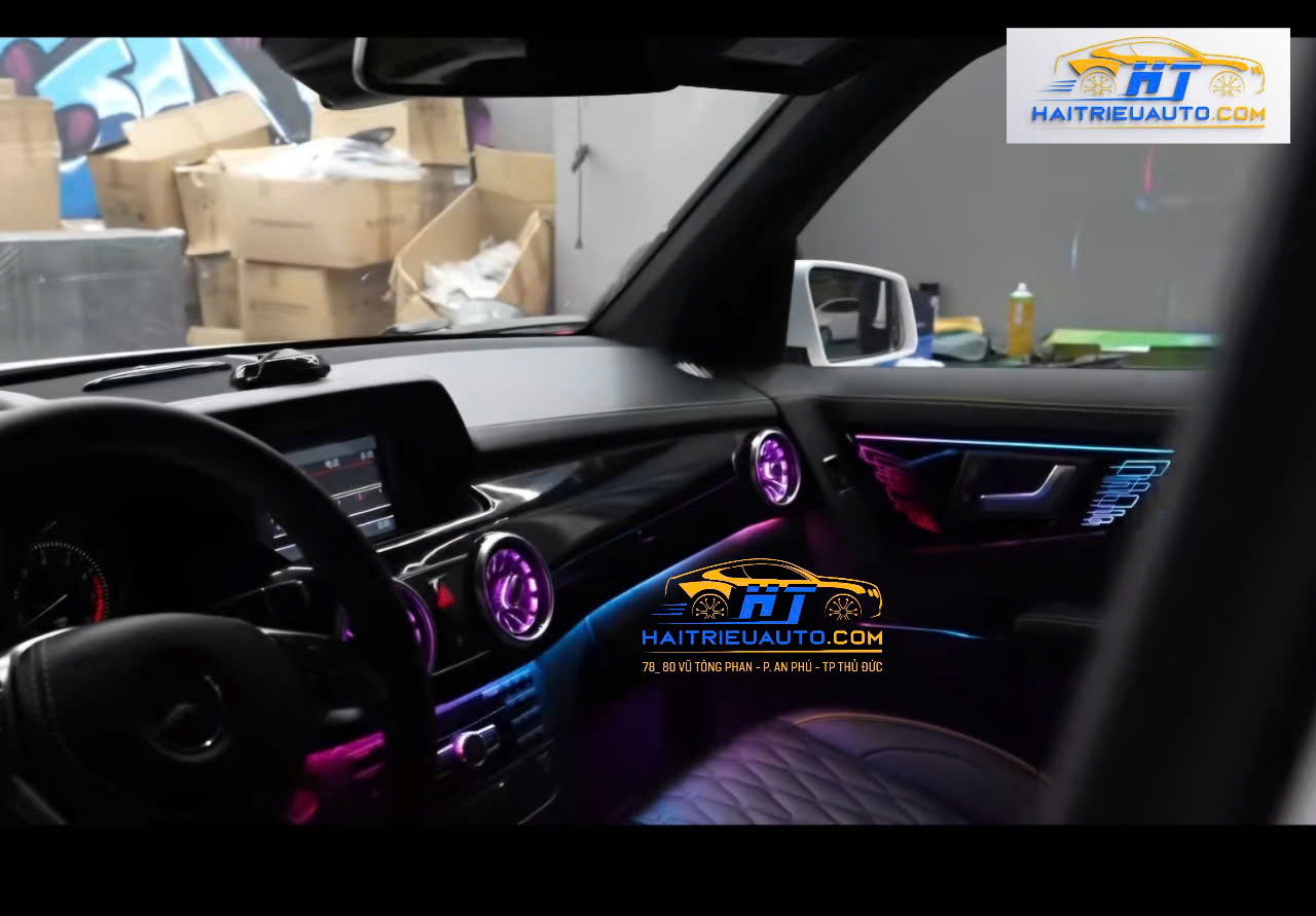 Đèn led nội thất xe Mercedes GLK 3 Image