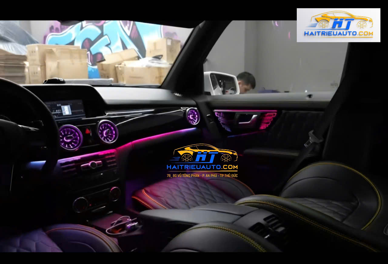 Đèn led nội thất xe Mercedes GLK 2 Image