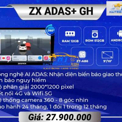 Màn hình android Zestech ZX ADAS Giới hạn