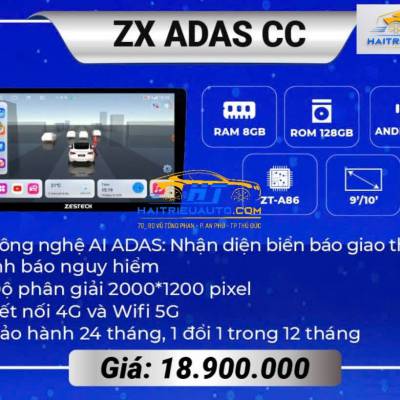 Màn hình android Zestech ZX ADAS+Tiêu chuẩn