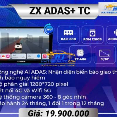 Màn hình android Zestech ZX ADAS Tiêu chuẩn