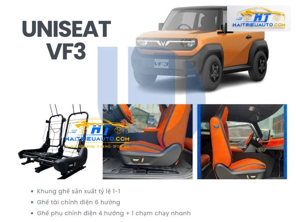 Nâng cấp ghế điện xe VInfast VF3 5 Image