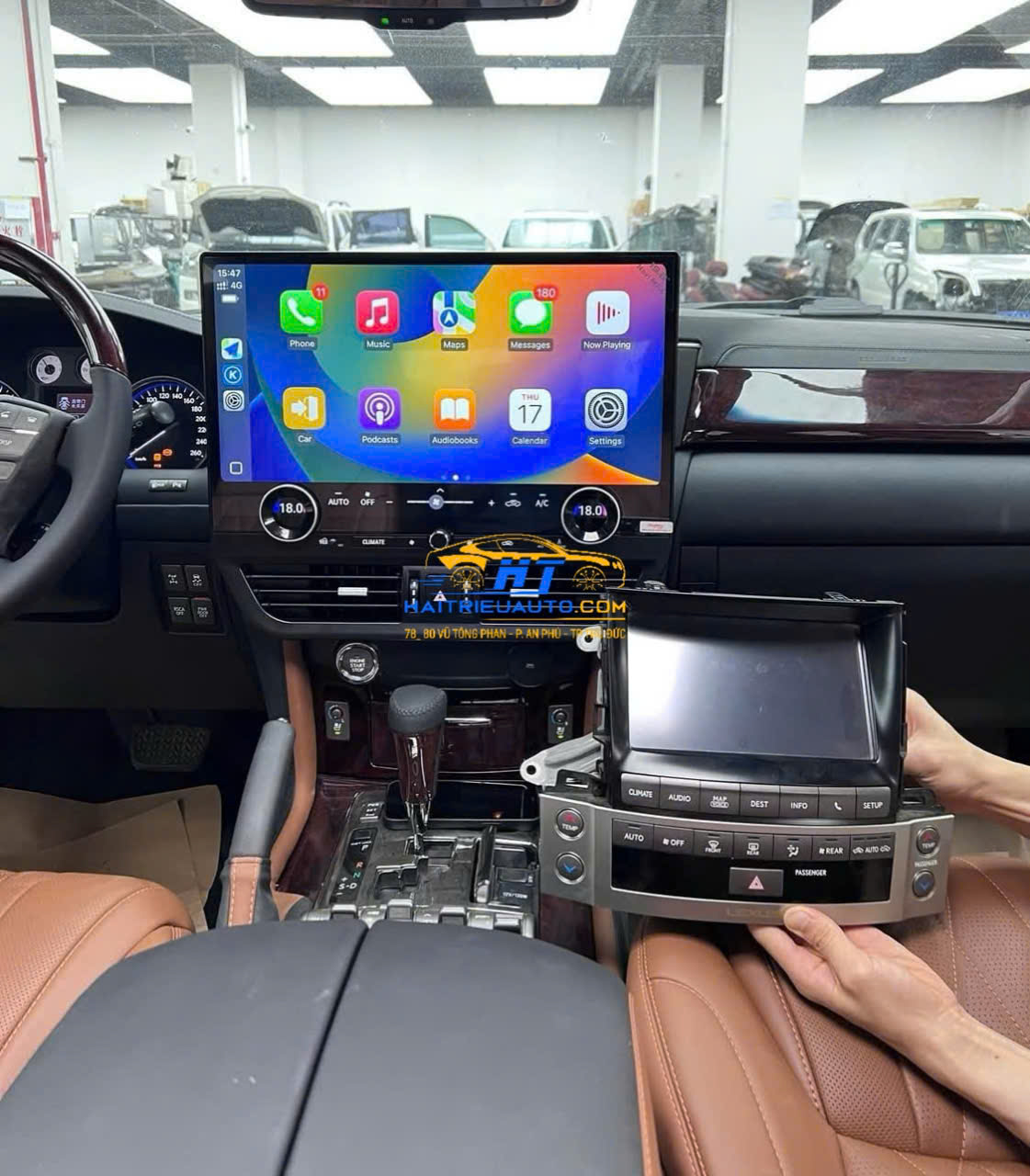 Màn hình android xe Lexus LX570 2008-2015 7 Image