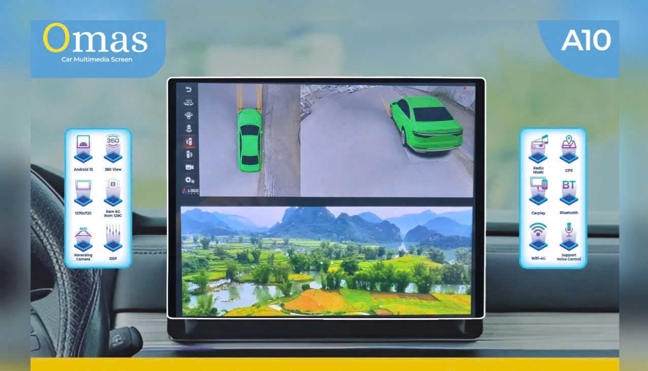 Màn hình android Omas A10 9 Image