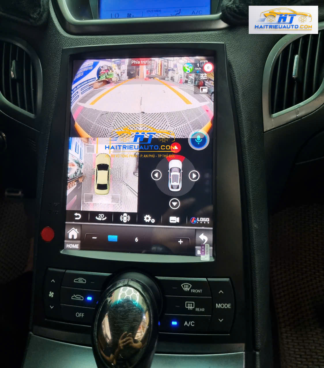 Màn hình android theo xe Genesis 3 Image