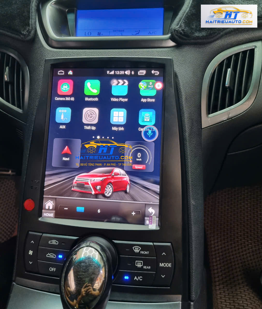 Màn hình android theo xe Genesis 4 Image