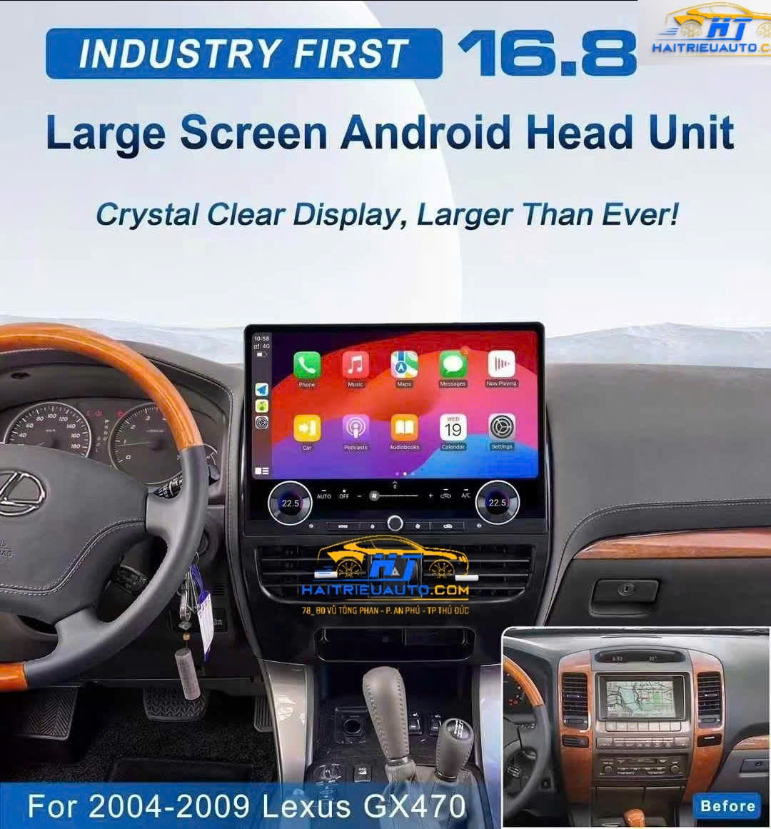 Màn hình android lexus GX470 2 Image