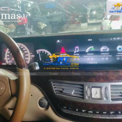 Màn hình android Omas A12 xe Mercedes GLC