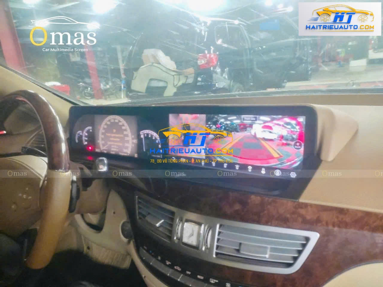 Màn hình android Omas xe Mercedes S 2008-2014 5 Image