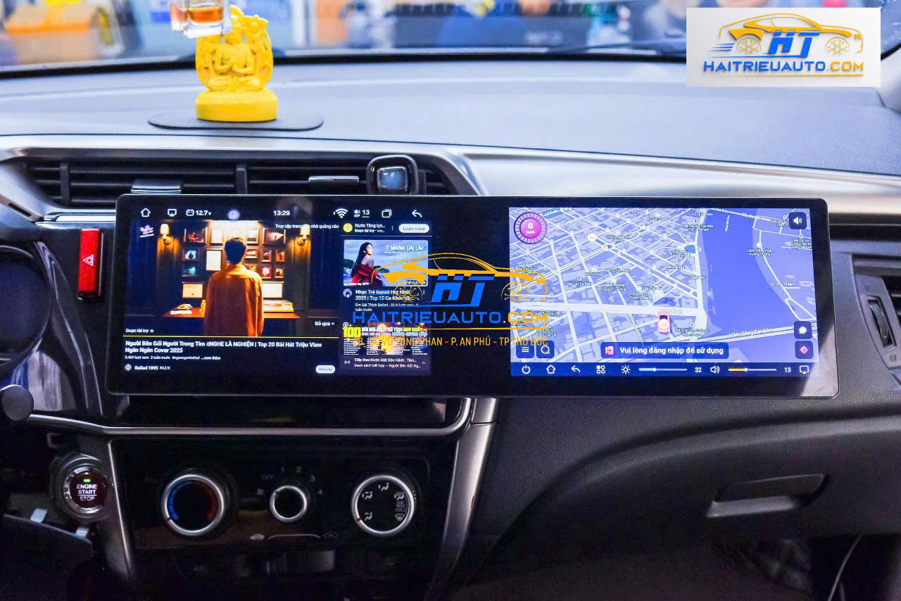 Màn hình android dài Omas A11 xe honda City 7 Image