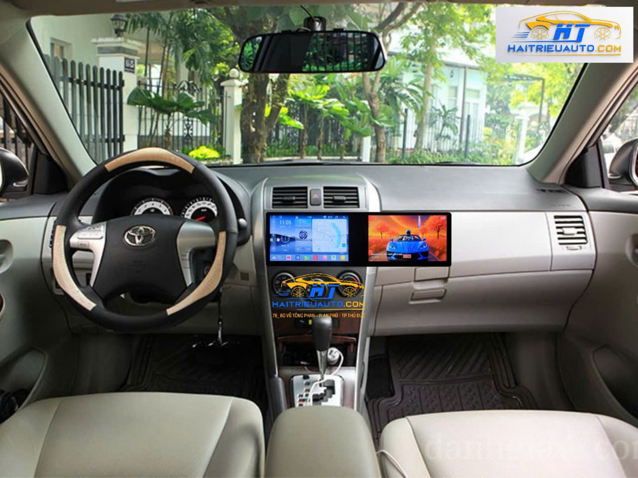 Màn hình android Omas A11 xe Altis 2010 3 Image