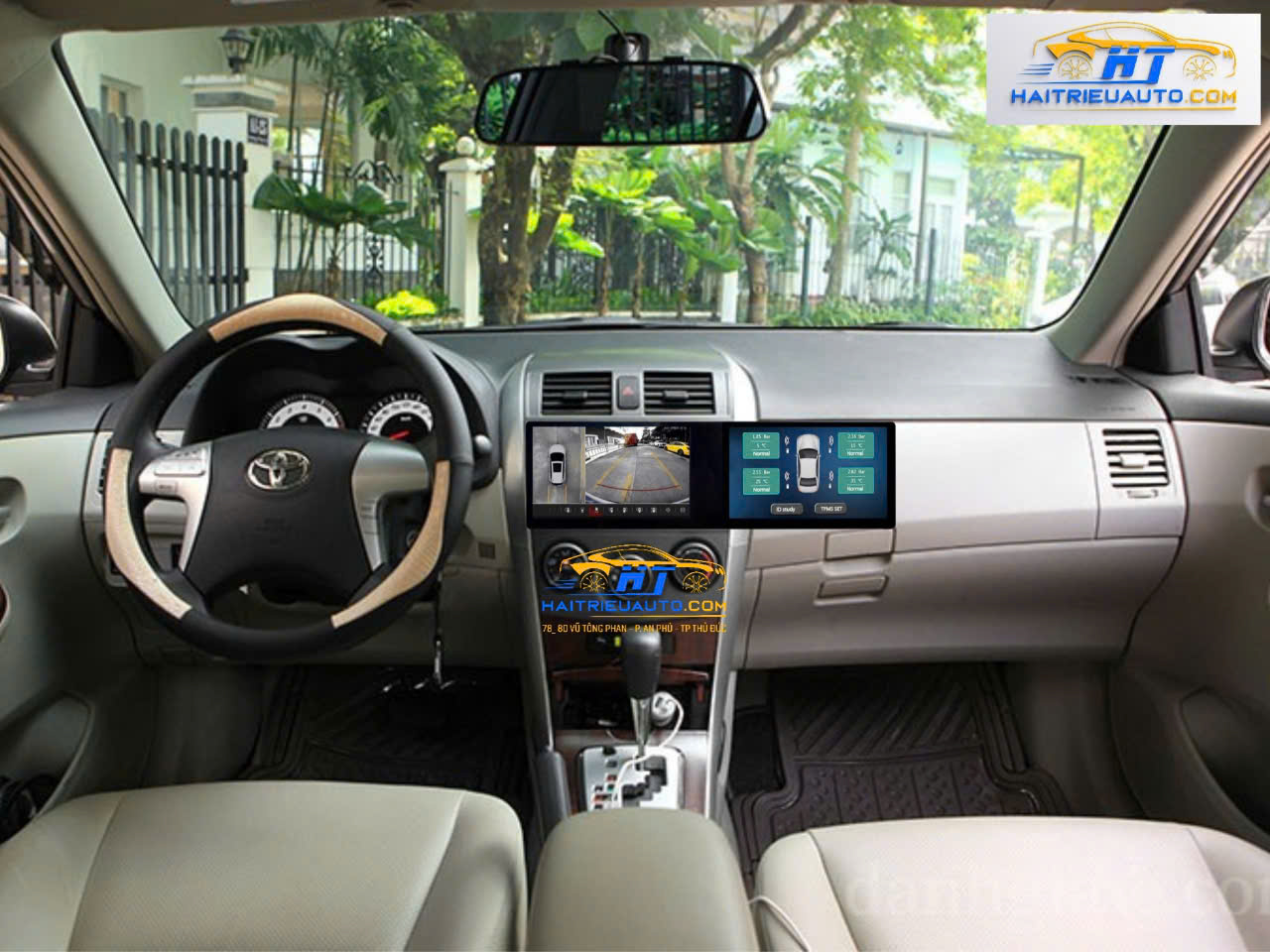 Màn hình android Omas A11 xe Altis 2010 4 Image