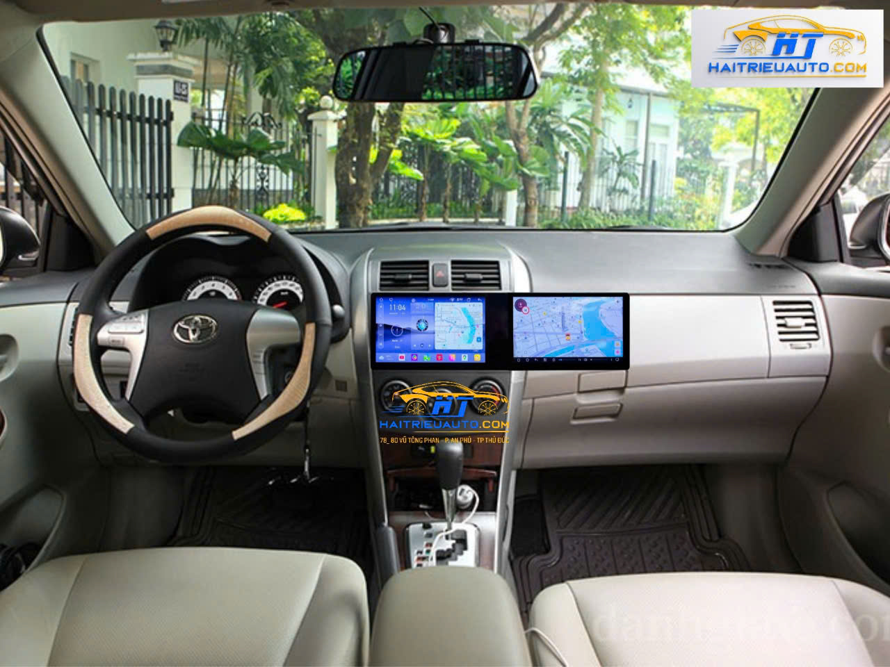 Màn hình android Omas A11 xe Altis 2010 5 Image