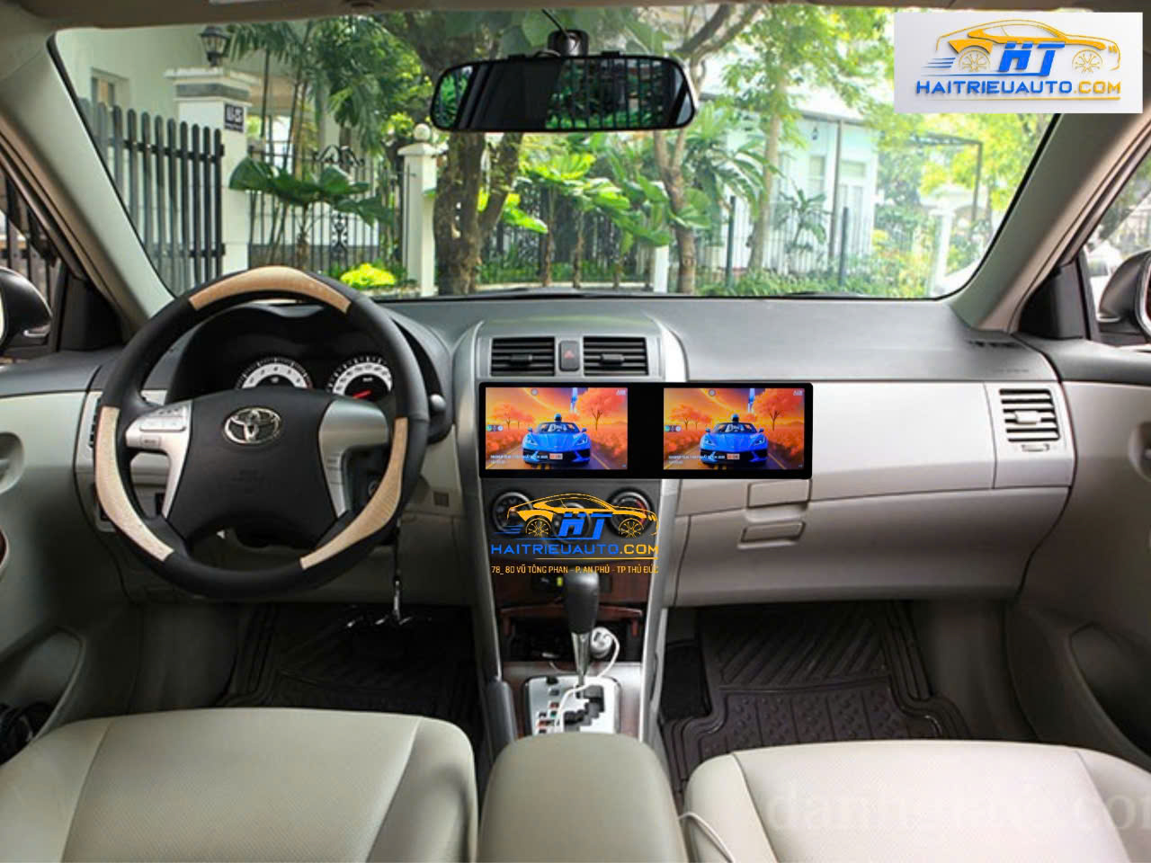 Màn hình android Omas A11 xe Altis 2010 6 Image
