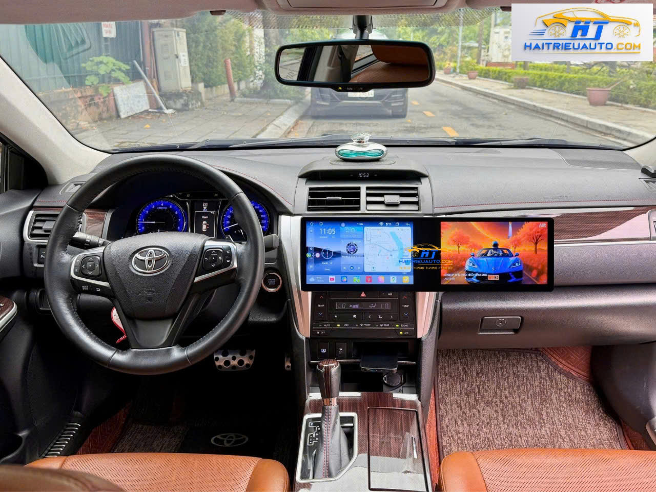 Màn hình android Omas A11 xe camry 5 Image