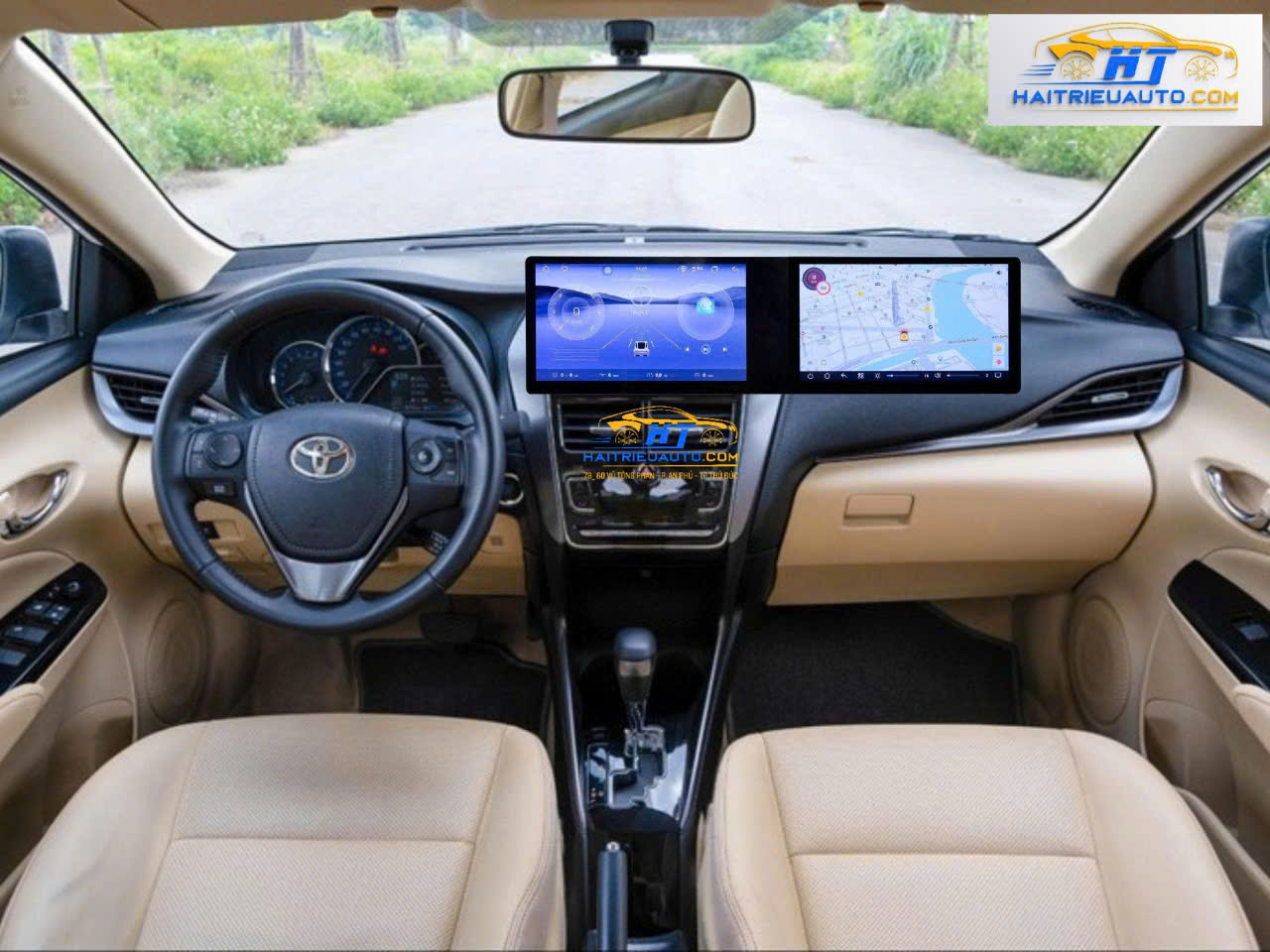 Màn hình android Omas A11 xe Vios 2022 4 Image