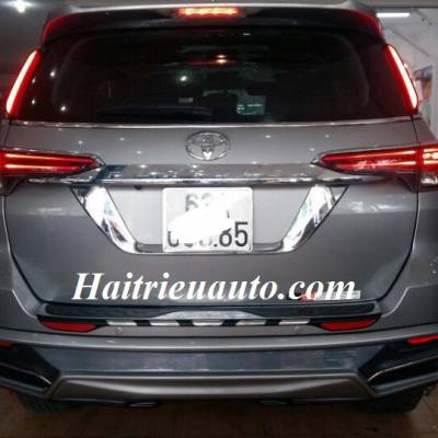 Ốp cản trước sau Fortuner 2017