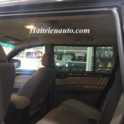 Bọc trần da 5D cho xe  Mitsubishi Pajero Sport