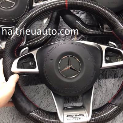 Ốp nội thất carbon xe Mercedes