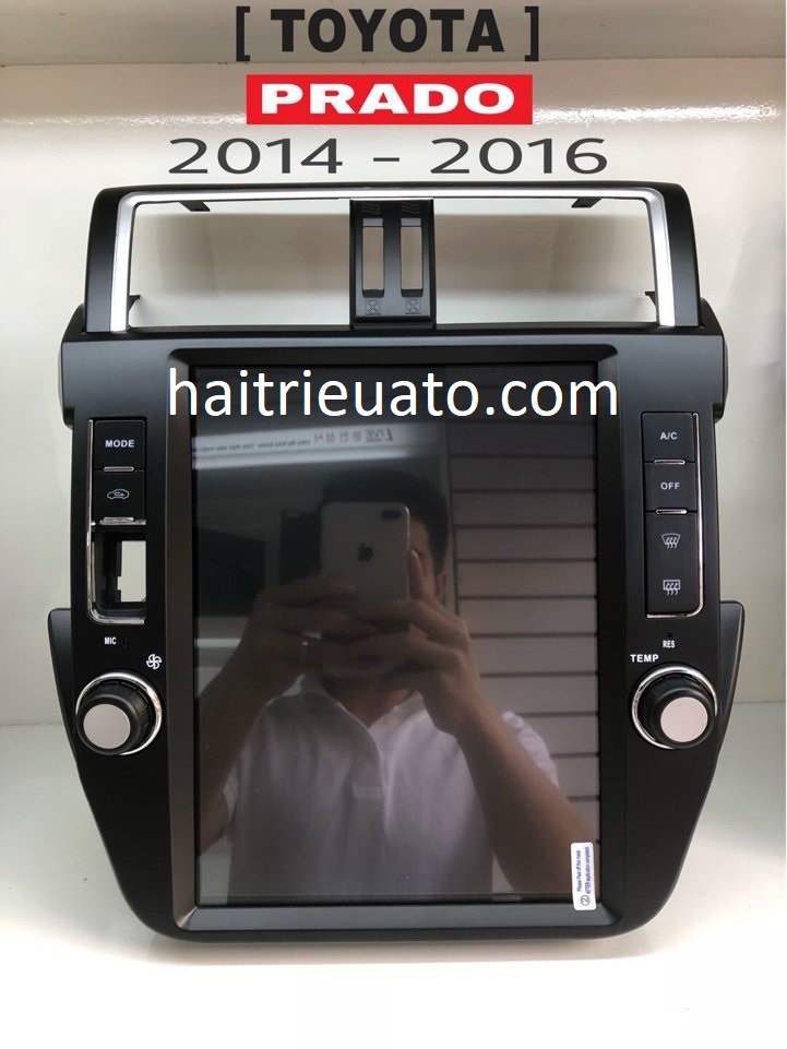 Màn hình tesla cho xe Toyota Land Cruiser Prado 2014-2017 2 Image