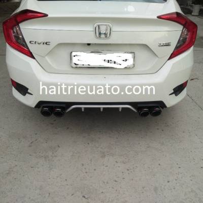 độ pô mẫu Z1 xe honda civic 2017